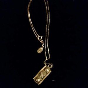 Navika Sterling Silver Tennis Pendant Necklace